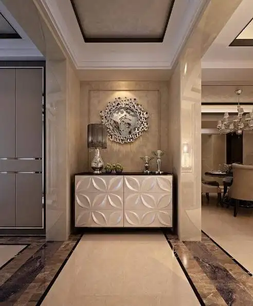 玄关别傻傻只会做鞋柜了,学会这5个设计,客人一进门就夸漂亮