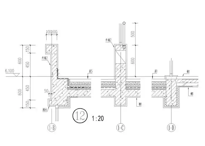 预制构件剖面图2