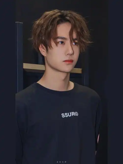 好喜欢王一博这个有点爆炸的发型