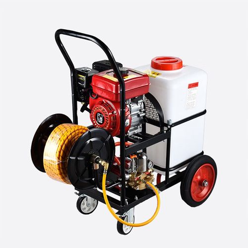 手推式打药机消毒高压农用汽油喷雾器多功能农药喷洒器打药车养殖大登