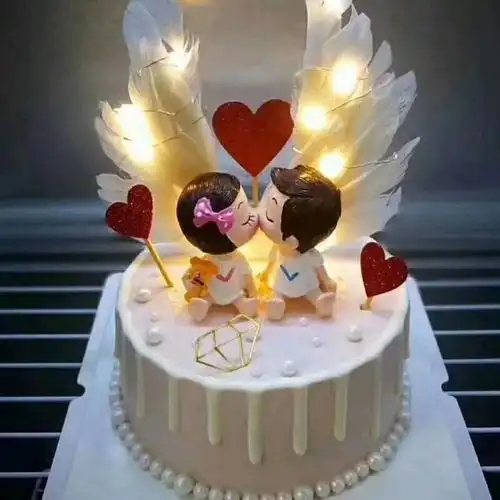 浪漫七夕节……晋州信誉楼烘焙组为您准备了各种西点蛋糕