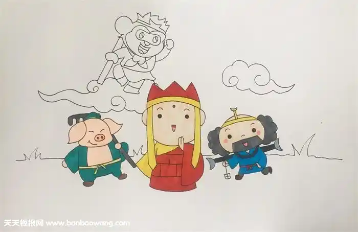 西游记简笔画教程