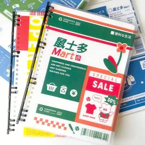 78①之前几十万人看过的鼠士多的活页款95活页扣轻轻一捏,就能