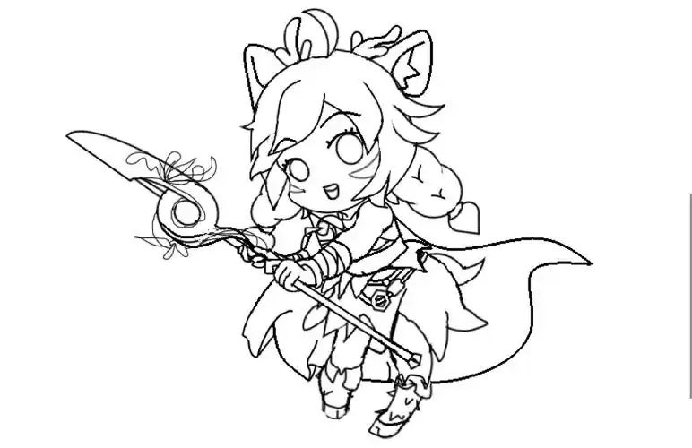 首先铺底色~其实不用导入其他软件也可以,像填色游戏一样简单哦!