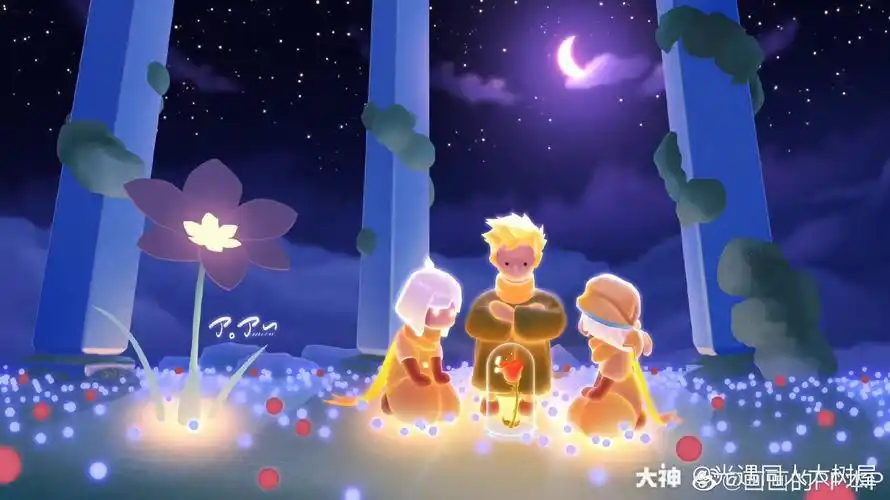 光遇高清壁纸/插画 愿小伙伴们开心每一天!