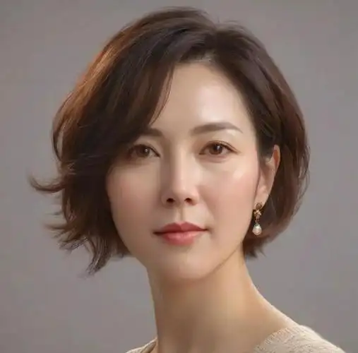 中年女性发型怎么选,侧分波波头很不错,知性时尚显气质