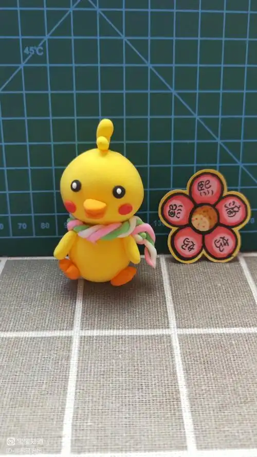 教你用粘土做一只可爱的小鸭子