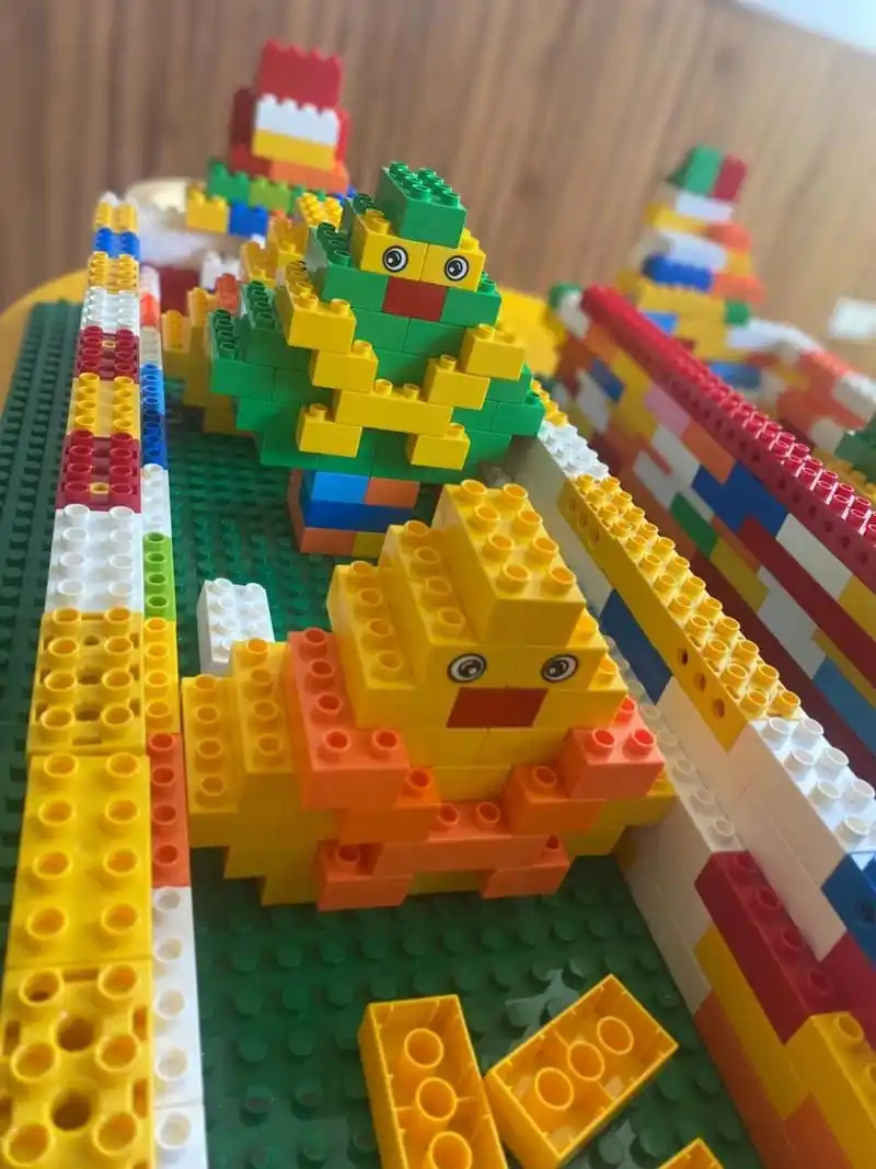 一部分 #乐高大颗粒搭建# #乐高大颗粒作品# #延时课程# #