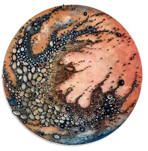 微观世界中的卷纸风景