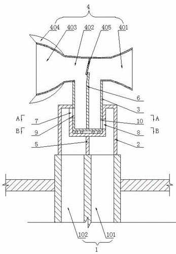 一种具有送风功能的无动力风帽的制作方法