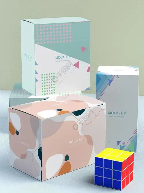 原创3d盲盒样机