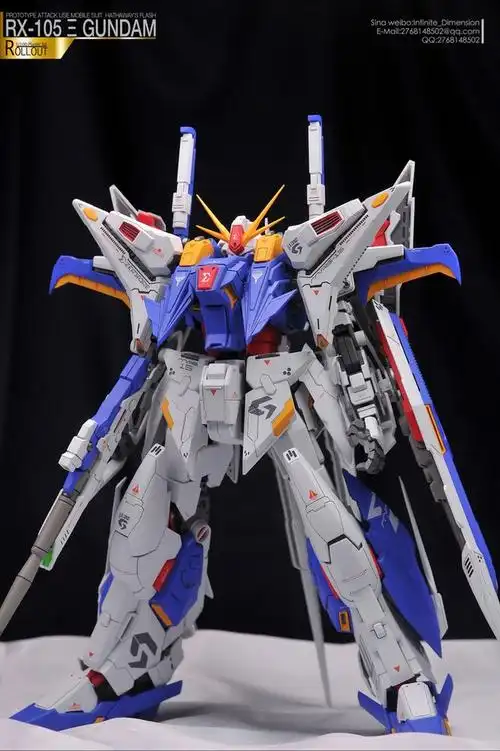 【infinite_dimension】机甲之城 1/100 rx105 柯西高达 - 高达|科幻