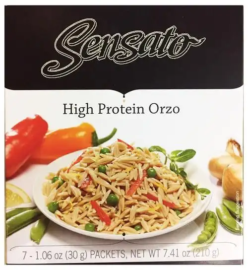sensato - high protein orzo - 210 g box