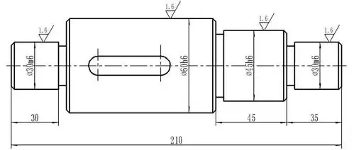 第一章单元作业如图所示的阶梯轴简图材料为45钢试安排单件小批量生产