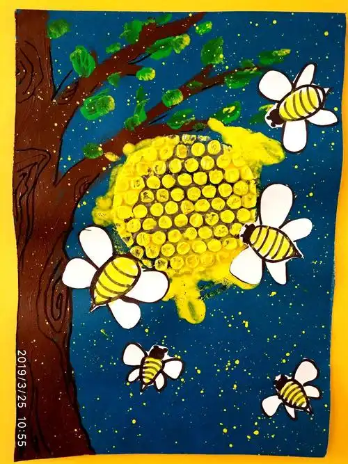 金色童年幼儿园特色课程之一——创意美术课程欣赏