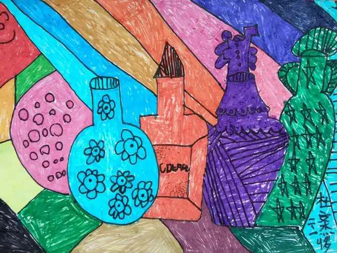 高密第四实验小学二年级一班 【向大师致敬】美术作品欣赏