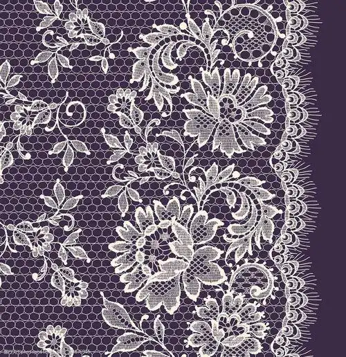 蕾丝花边设计素材图片-图行天下图库