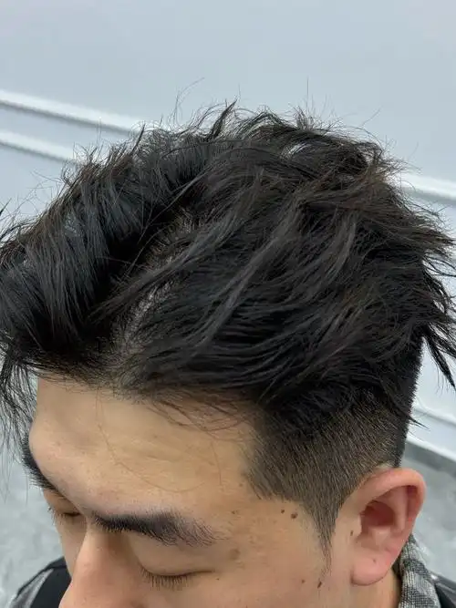 做头发 #头发 #发型 #龙须背头 #美发 #烫发