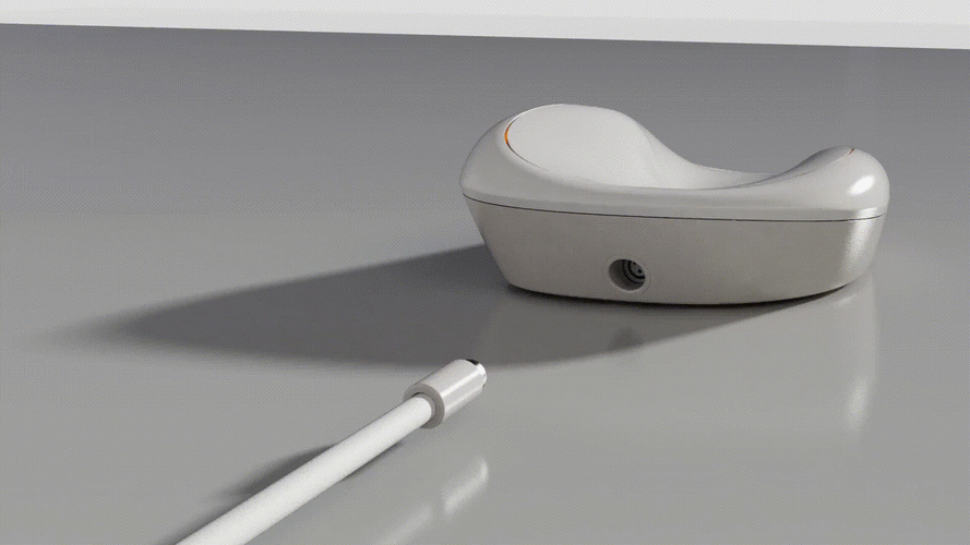 allin ——包容性,无障碍弧形鼠标,缓解压力符合人体工程学设计