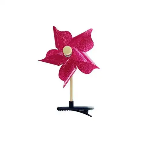 创意头戴小风车发夹开学季奖励幼儿园礼物摆摊小商品学生活动奖品