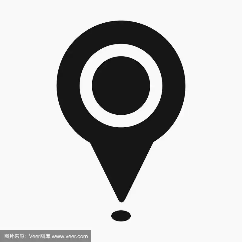 位置图标.平面风格向量eps.