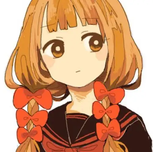 二次元 妹纸 女生头像 校服 双马尾