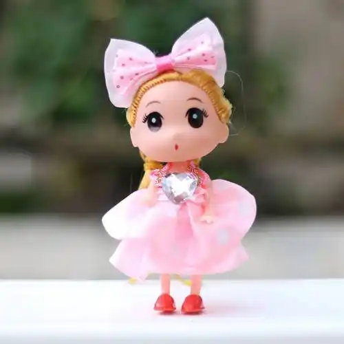 迷糊娃娃公主旺兆芭比钥匙扣洋迷糊公仔小娃娃幼儿园女孩玩具新年礼物