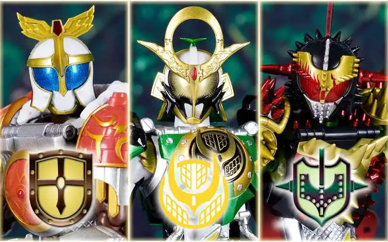 【超展示】shf 假面骑士铠武外传 斩月胜哄武装 王者榴莲武装 荔枝