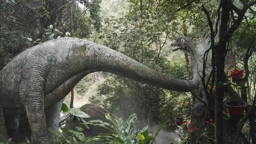 野山谷图游:热带雨林恐龙谷 叠瀑群 高空玻璃栈桥!