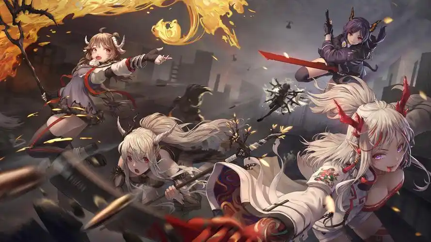 明日方舟精致唯美插画桌面壁纸