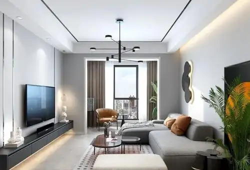 现代风格三居室装修案例,115平米的房子装修多少钱?-华发新城五期装修