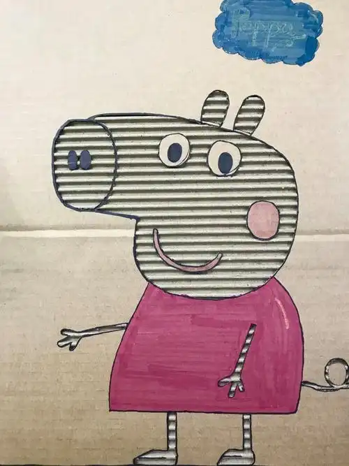 废旧纸箱做机器人图片_制作纸箱板画(适合1112岁孩子们)