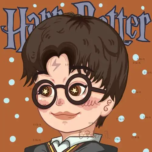 哈利波特铁三角卡通头像