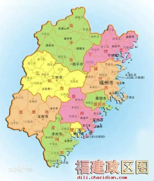 福建省的地理环境及气候