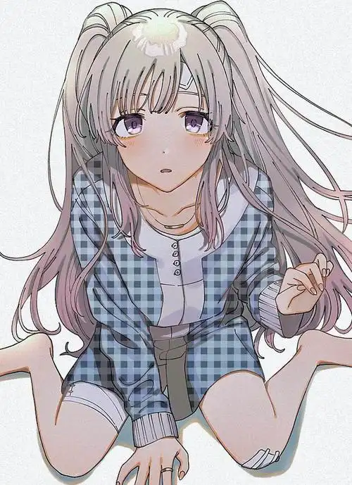 坐姿古董偶像大师闪耀色彩月冈恋钟