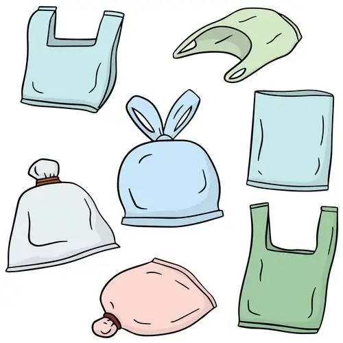 矢量,塑料袋