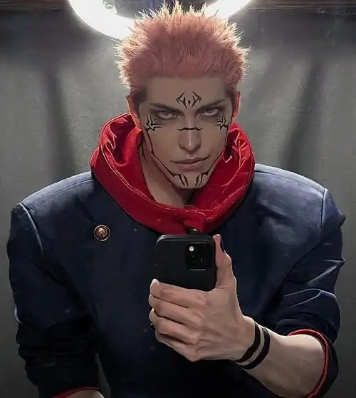 咒术回战#vl老师cos的宿傩真的1:1完美复刻.