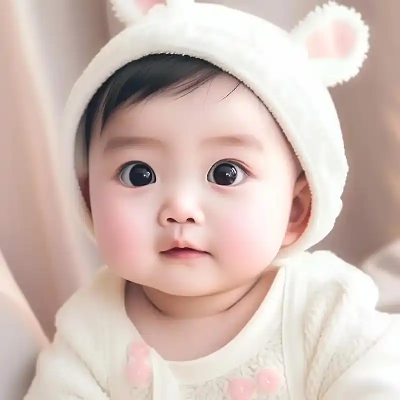 大眼萌娃,可爱女宝幼崽头像.软软香香的小棉袄,谁点赞去谁家, - 抖音