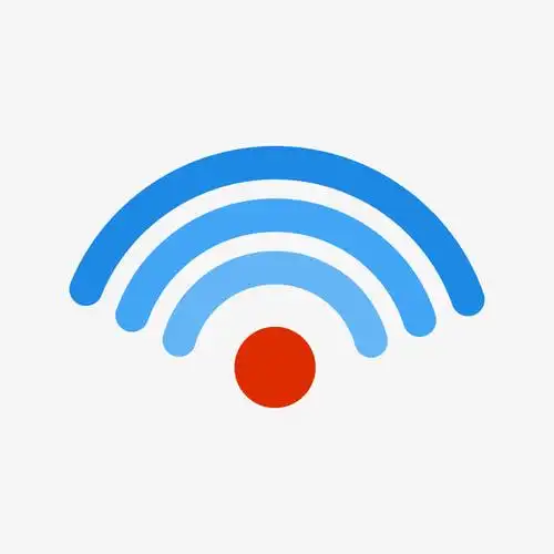 卡通手绘无线信号