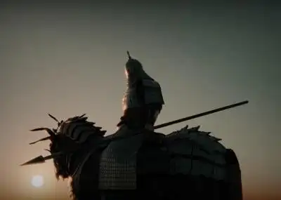 古代骑兵铁浮屠盔甲