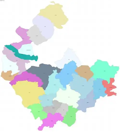 朝阳县边界地图