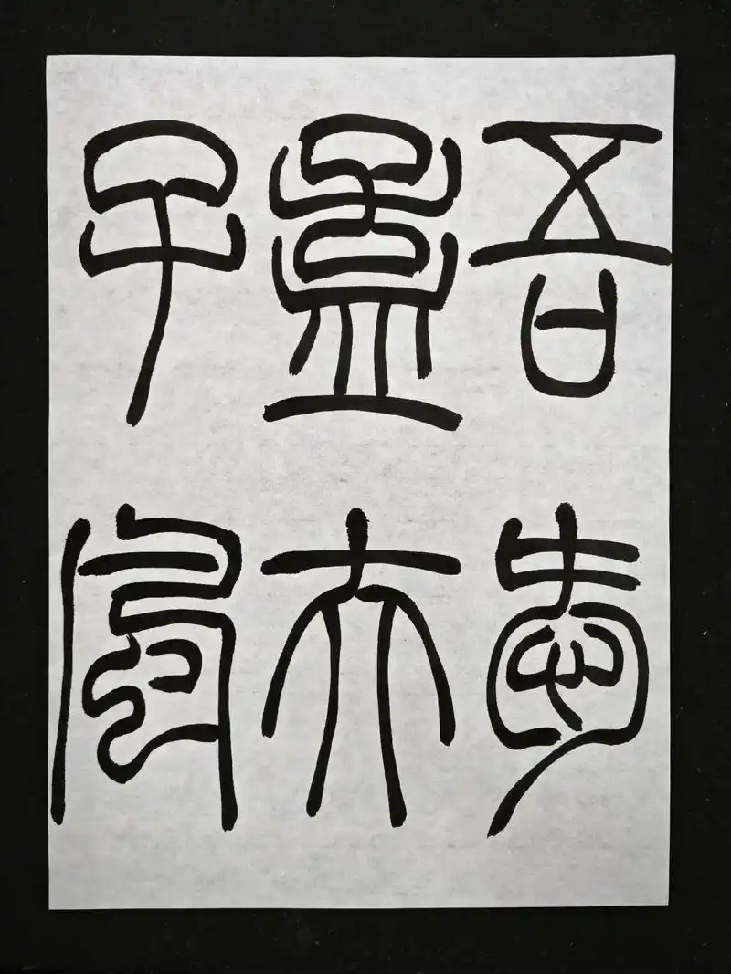 喜闻乐见的吴让之.#篆书 #抖音书法热门 #书法日常 #写字 - 抖音