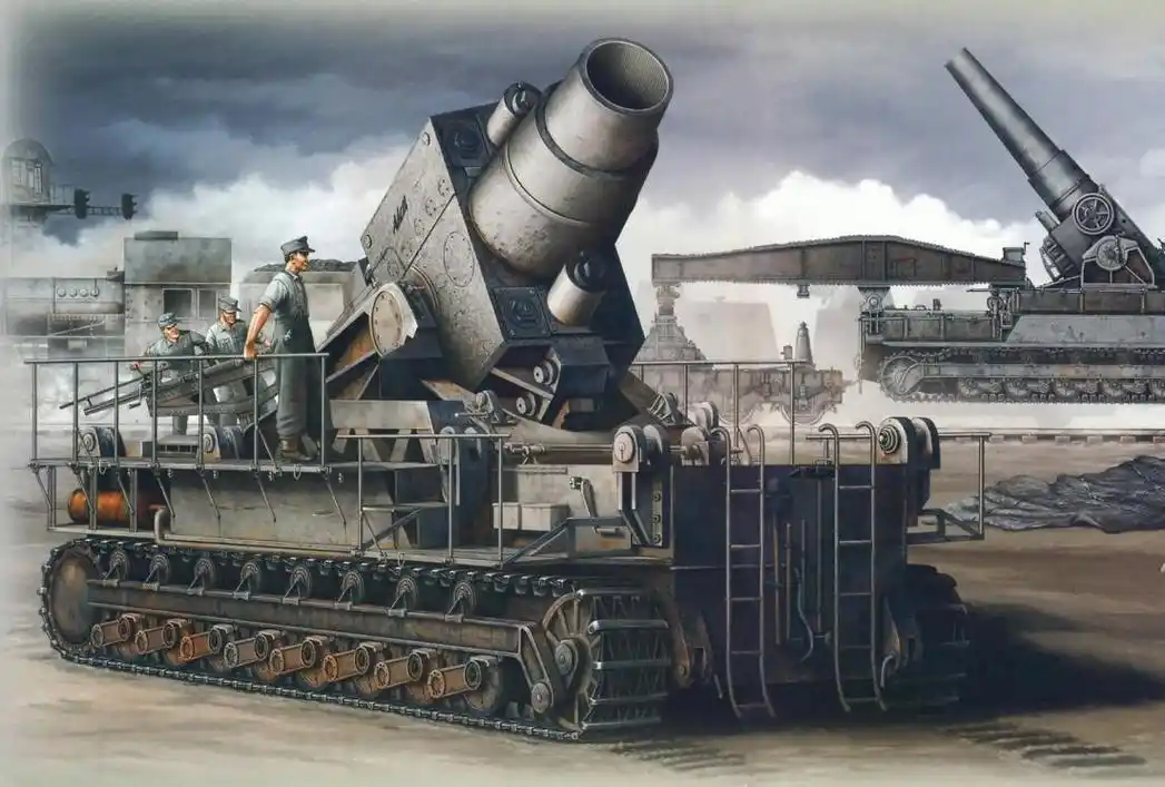 卡尔臼炮,二战德国一款凭口径就能吃人的巨炮: 更多精彩图文,尽在