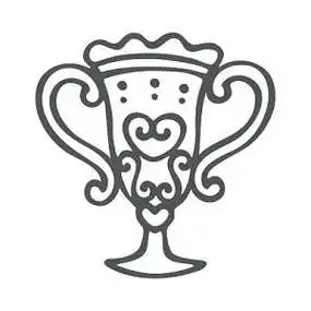 手绘简笔画奖杯素材卡通手绘炫酷效果足球世界杯奖杯大力神杯冠军踢