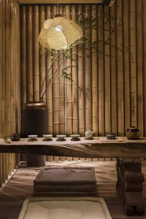 竹径通幽禅房花木以竹为主题的中式室内装修