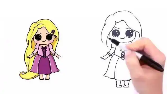 简笔画公主简单又漂亮 儿童简笔画公主简单又漂亮