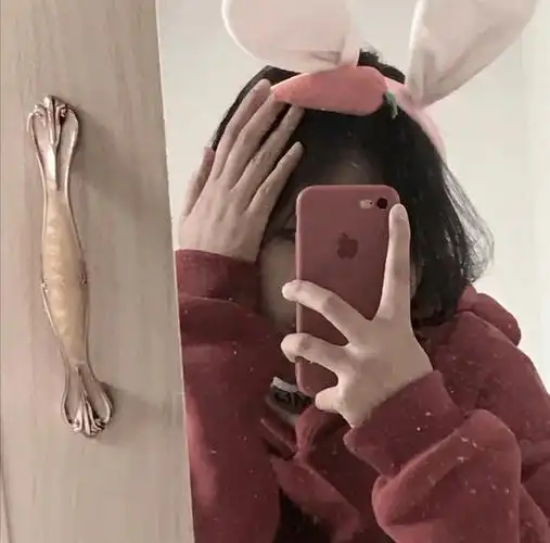 3237303734"对镜自拍手机挡脸气质头像_自用_来自_网络