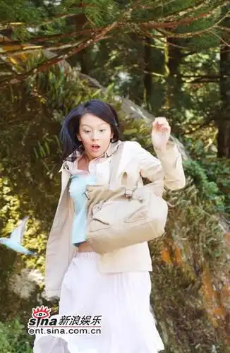 组图:刘品言立威廉拍《绿光森林》遭鸟袭胸