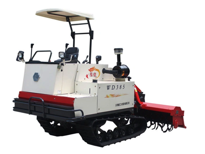 沃得猛龙385履带式旋耕机