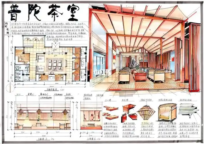 茶室快题设计97环艺考研真题